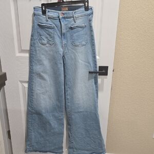 MOTHER Light Blue Flare Jeans